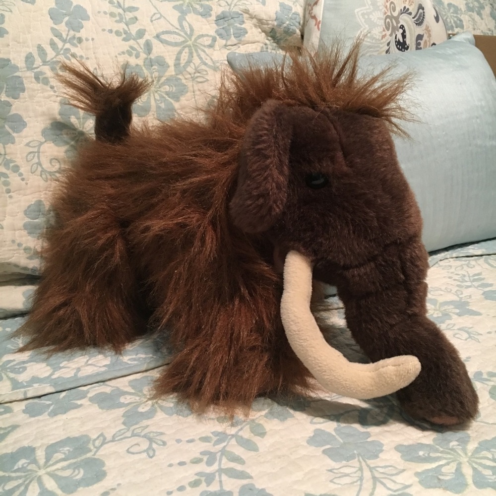 Build-a-Bear mammoth with elephant sound in paw